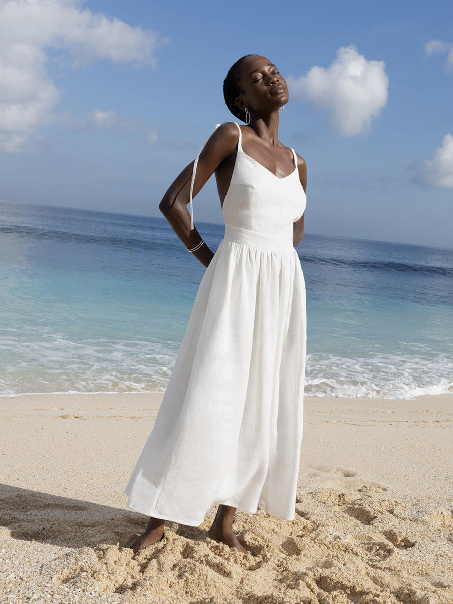 Vestido Algodón Ligero con Tirantes