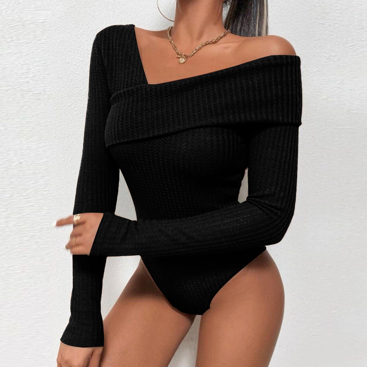 Blusa Mujer Primavera Suave Manga Larga - Vestiria