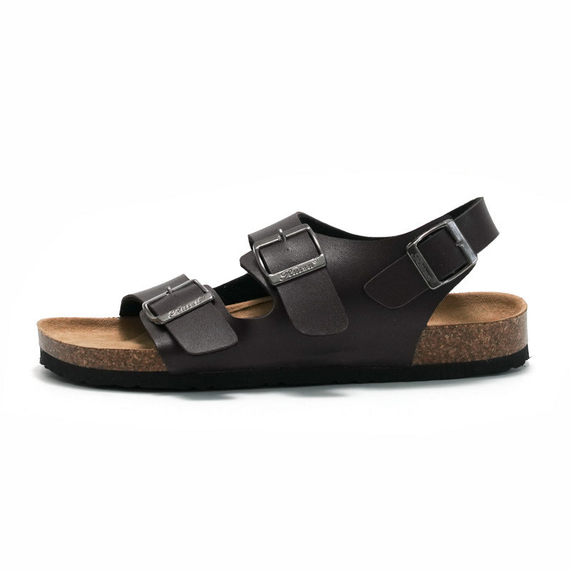 Sandalias de Verano Cómodas con Plantilla de Corcho para Mujer