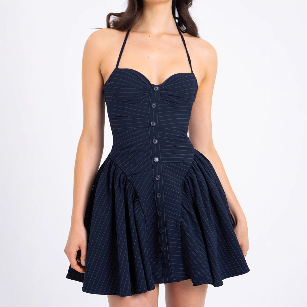 Vestido ceñido sin espaldaSexy Mujer - Vestiria