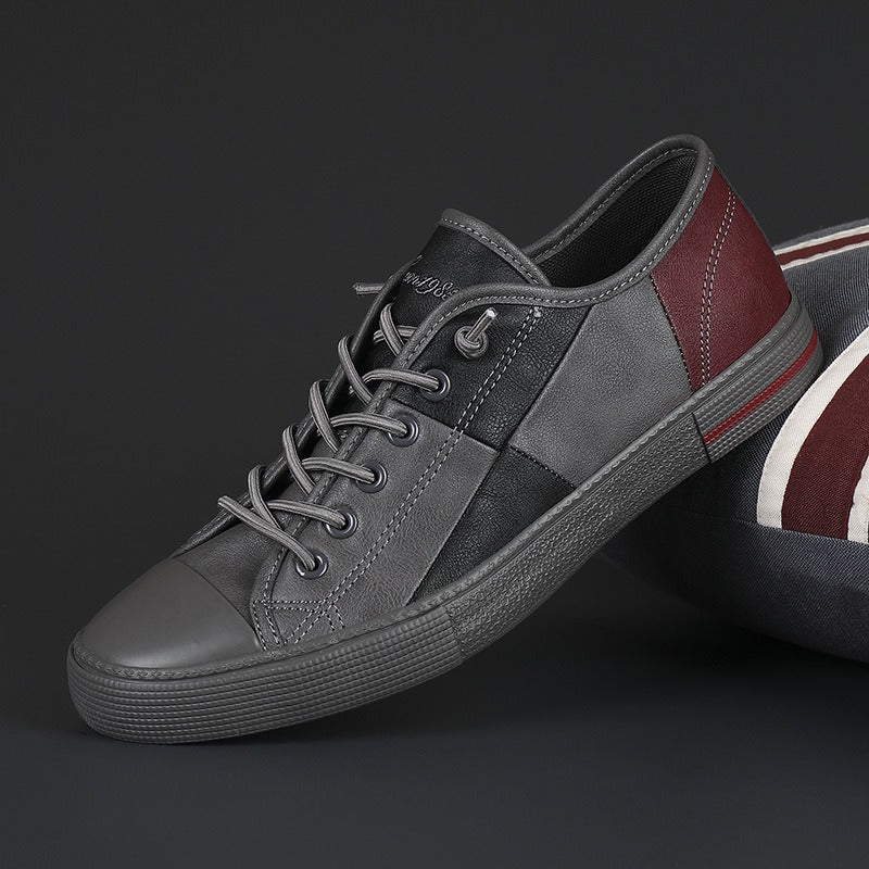Zapatillas deportivas hombre colores vivos cuero sintético - Vestiria