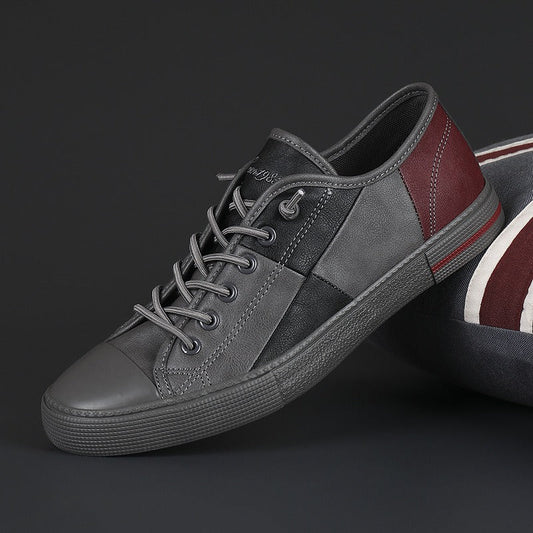 Zapatillas deportivas hombre colores vivos cuero sintético - Vestiria