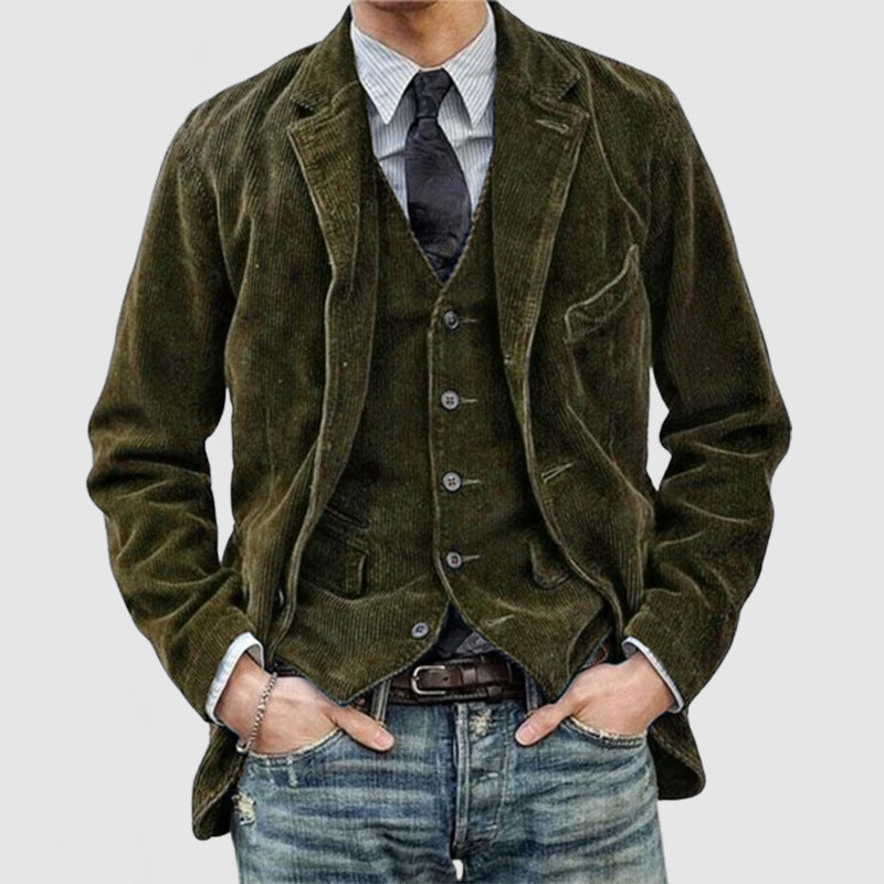 Chaqueta Pana Hombre Clásica