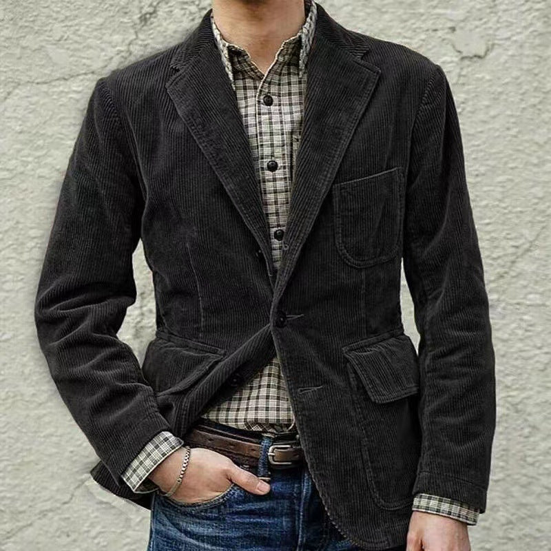 Chaqueta Pana Hombre Clásica