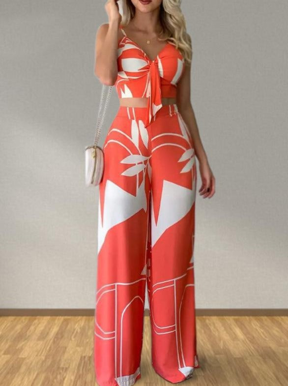 Conjunto Verano Floral Cómodo Mujer