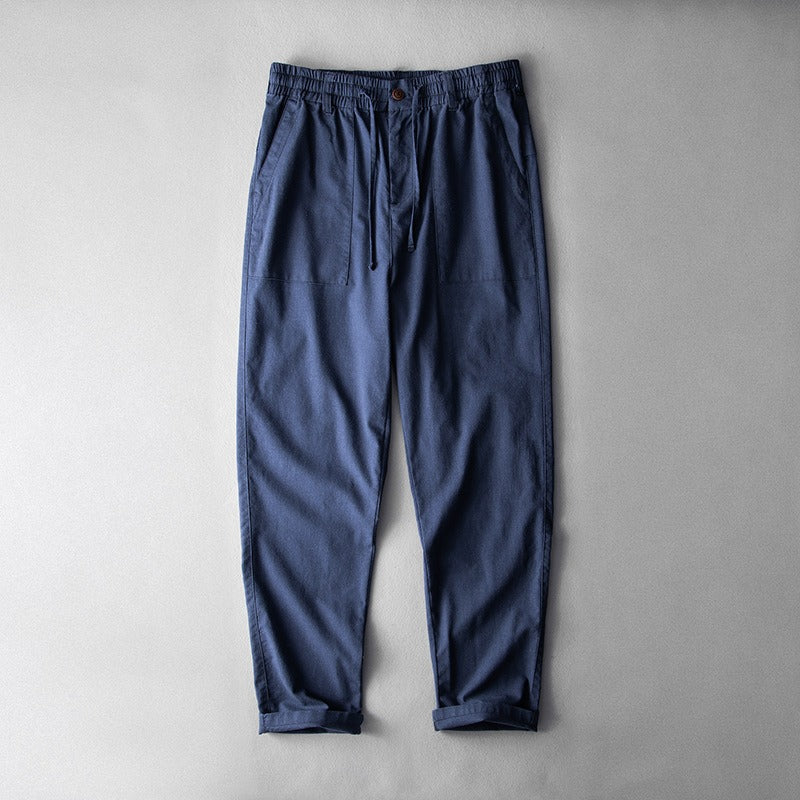 Pantalón lino fresco y cómodo hombre verano