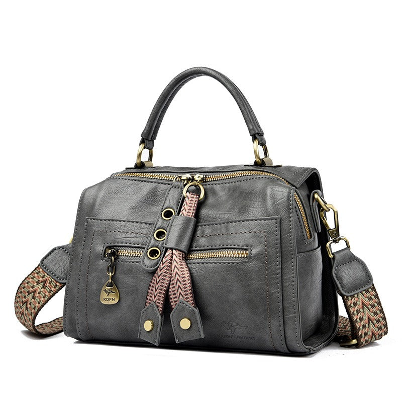 Bolso Bandolera Mujer Cuero Imitación Moderno