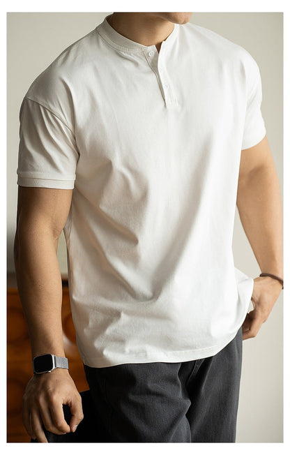 Camiseta algodón hombre cuello redondo sport