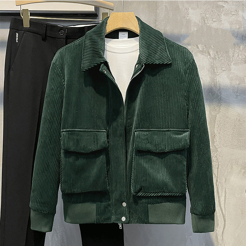 Chaqueta Pana Hombre Abrigo Cálido - Vestiria