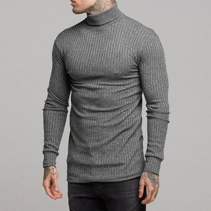 Jersey Hombre Cuello Alto Ajustado