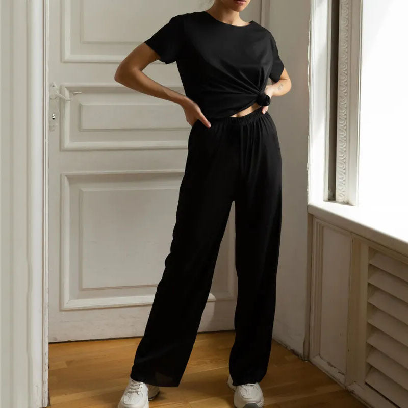 Conjunto Mujer Cómodo Pantalón Ancho - Vestiria
