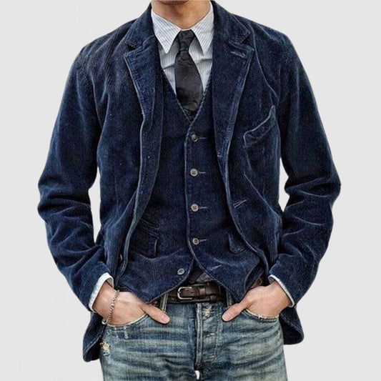 Chaqueta Pana Hombre Clásica - Vestiria