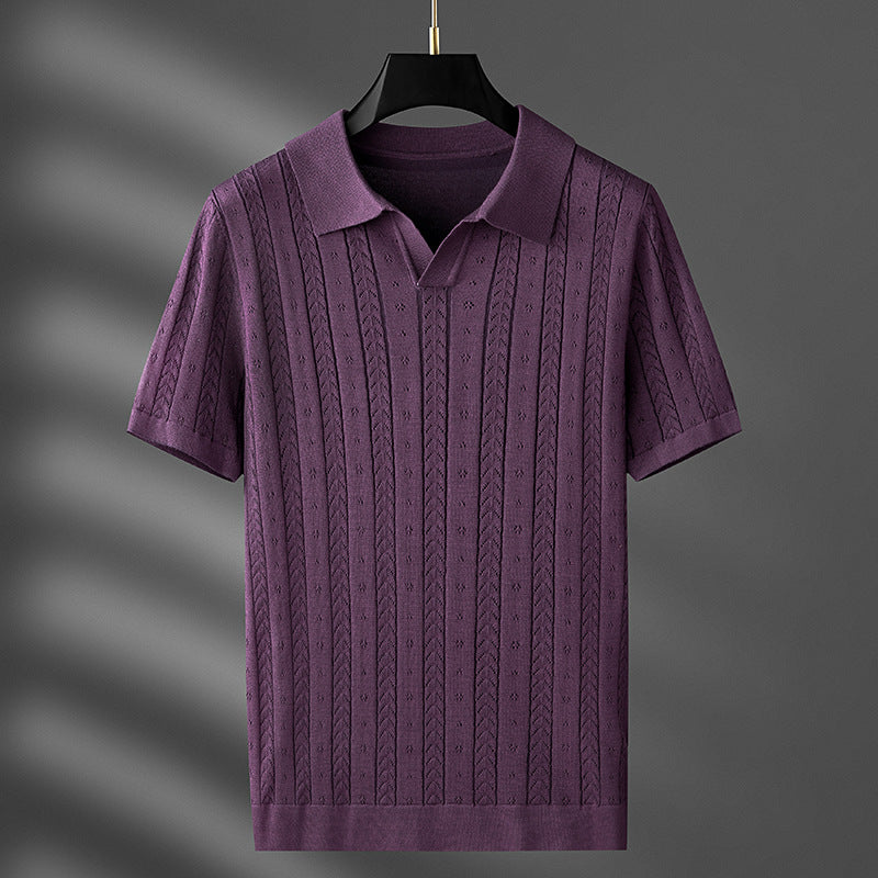 Polo Hombre Clásico de Punto Suave