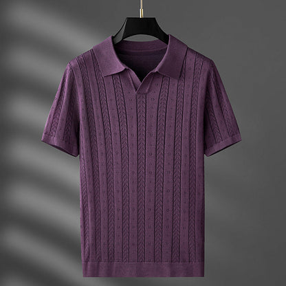 Polo Hombre Clásico de Punto Suave
