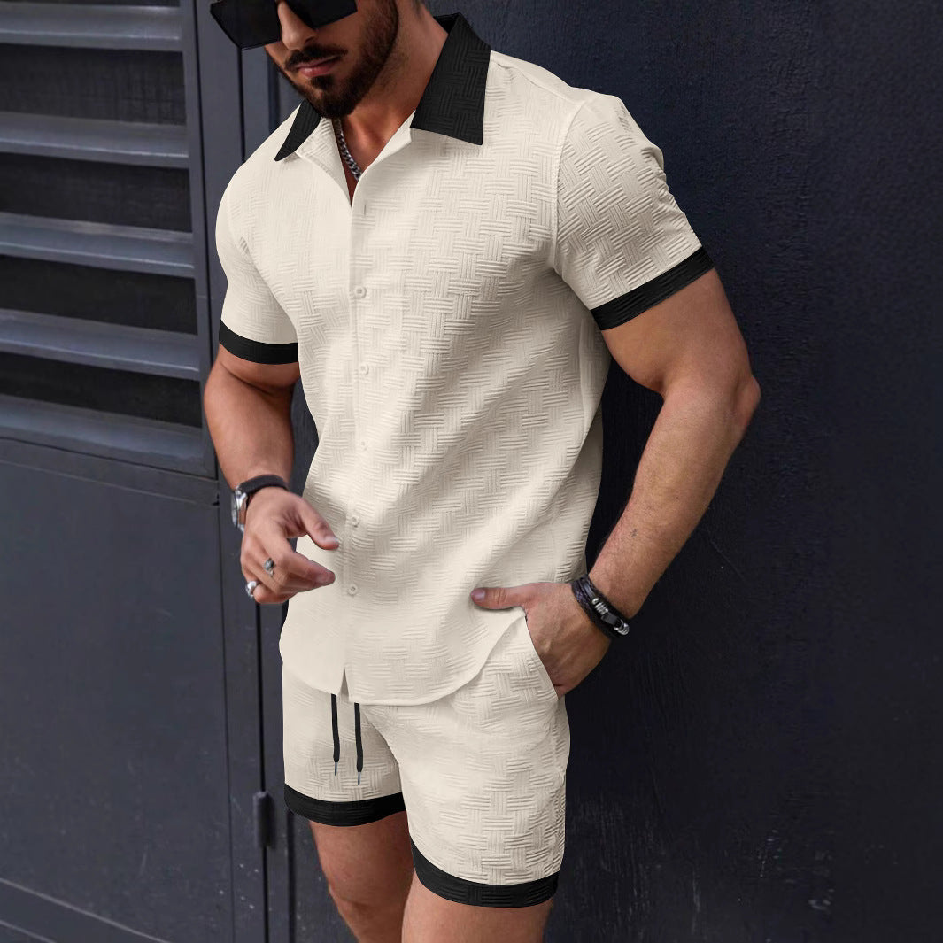 Polo Hombre Casual con Botones y Corte Relajado
