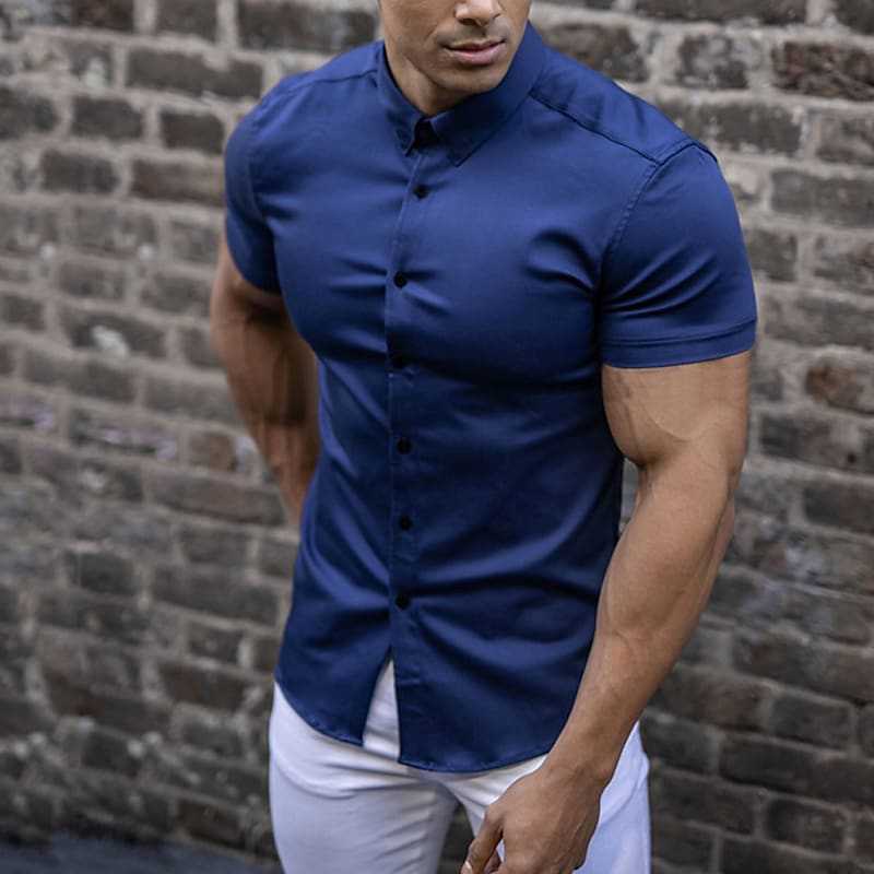 Camiseta Deportiva Hombre Manga Corta