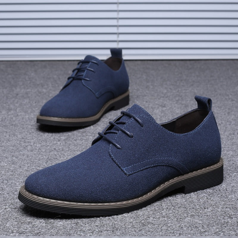 Zapatos Hombre Clásicos Ante Brillante - Vestiria
