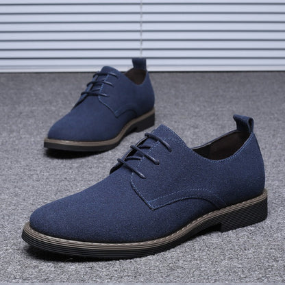 Zapatos Hombre Clásicos Ante Brillante - Vestiria
