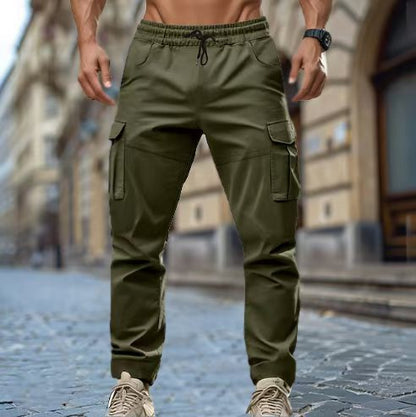 Pantalón chino hombre corte ajustado con bolsillos prácticos
