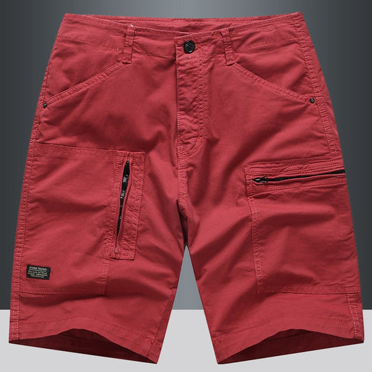 Pantalones cortos cargo hombre rectos con bolsillos - Vestiria