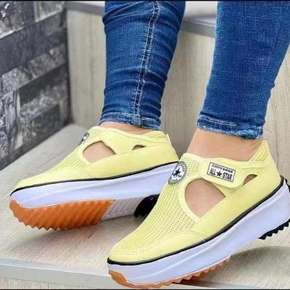 Zapatillas Mujer Plataforma Sandalia Abierta