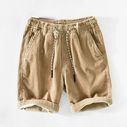 Pantalones cortos de cuero casual