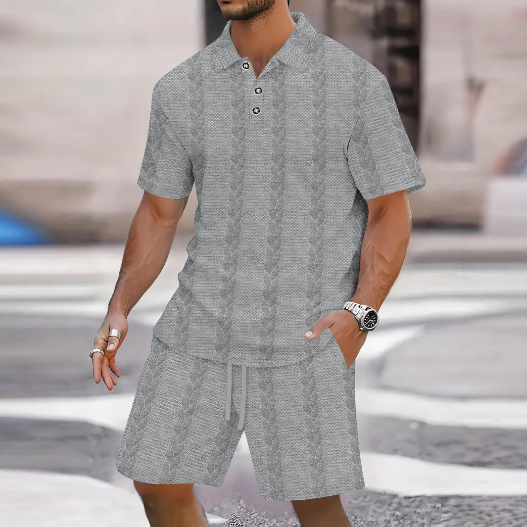 Conjunto Polo y Shorts Hombre Deportivo Verano