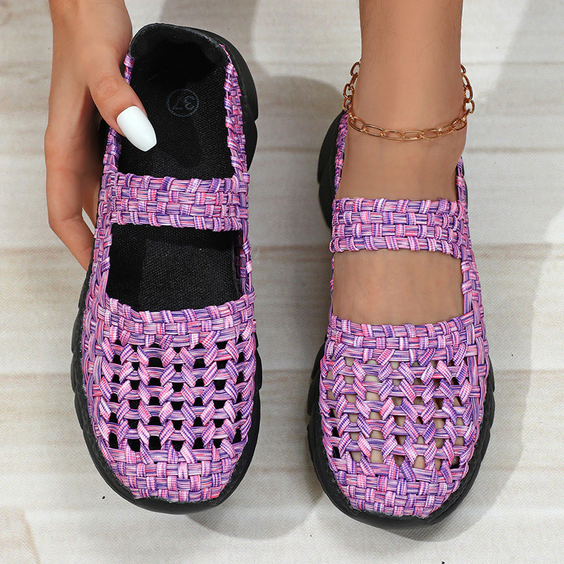 Zapatos Mujer Slip-On Elásticos Confortables - Vestiria