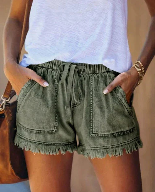 Pantalones cortos jeans estilo casual