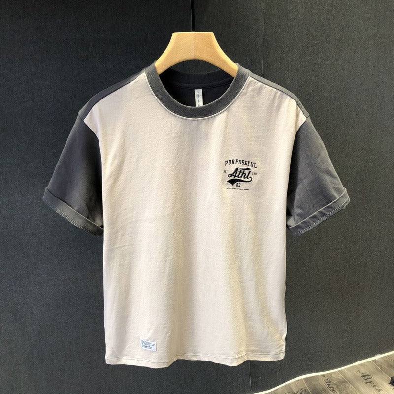 Camiseta Hombre Algodón Estampado Casual