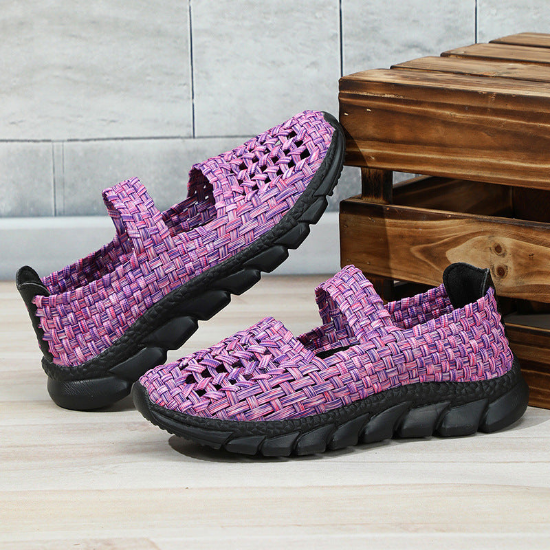 Zapatos Mujer Slip-On Elásticos Confortables