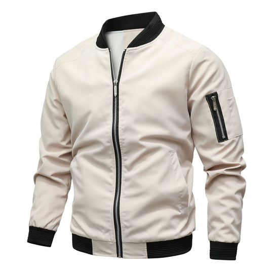 Chaqueta bomber con cremallera hombre - Vestiria