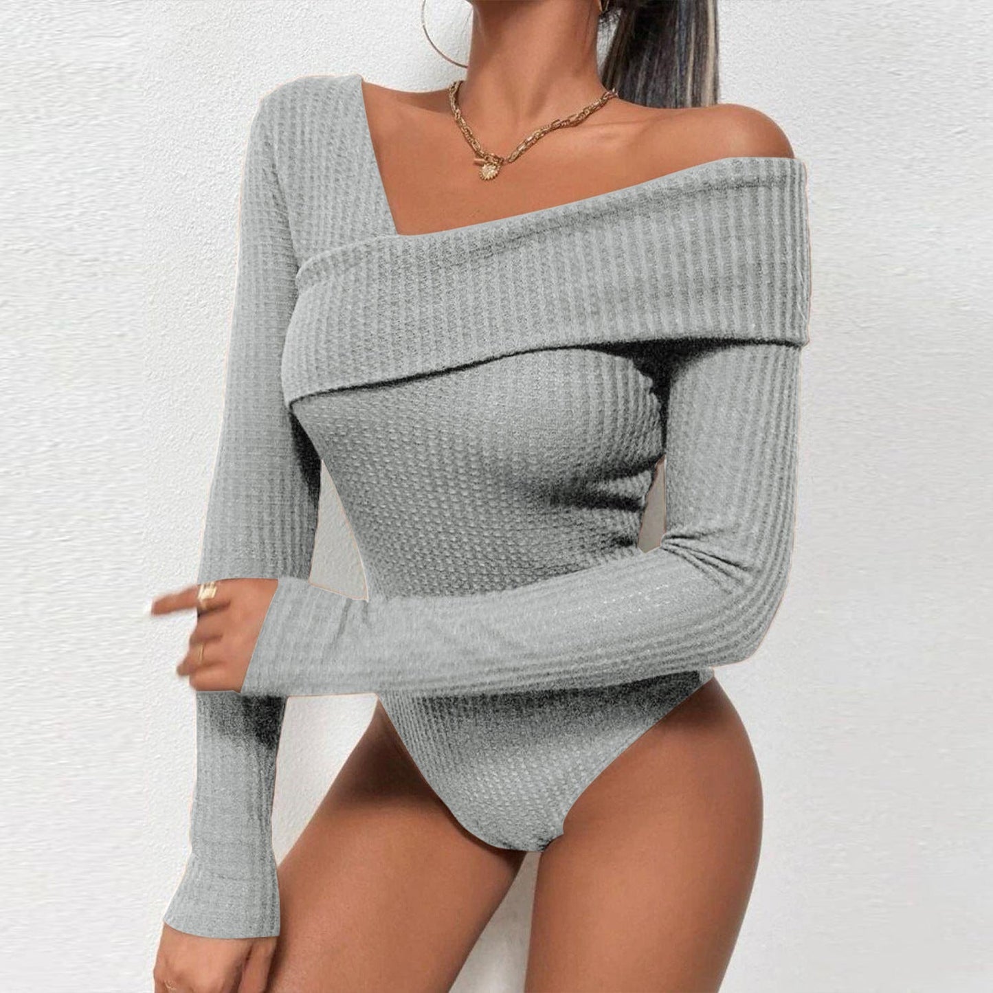 Blusa Mujer Primavera Suave Manga Larga