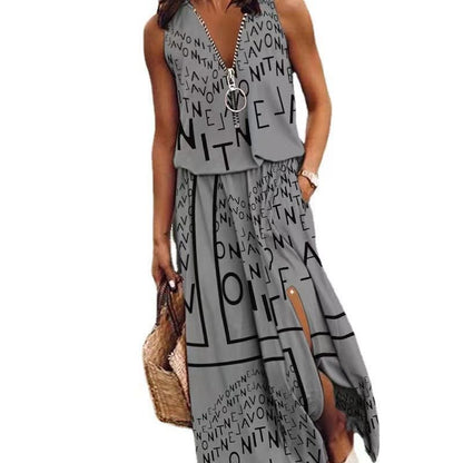 Vestido de verano conjunto falda y blusa mujer