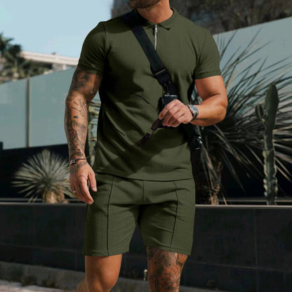 Polo y Pantalón Corto Deportivo Hombre