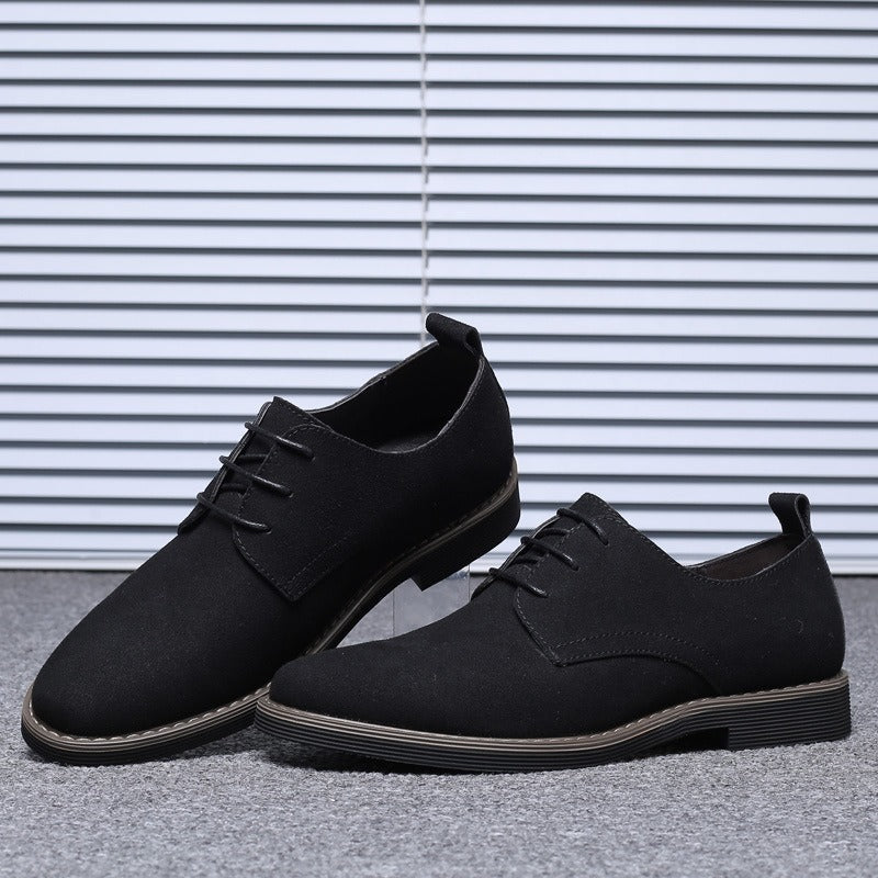 Zapatos Hombre Clásicos Ante Brillante