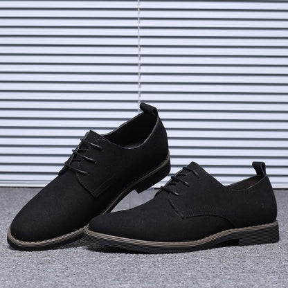 Zapatos Hombre Clásicos Ante Brillante