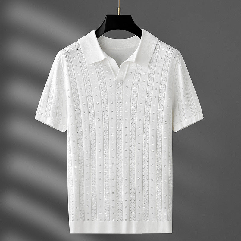 Polo Hombre Clásico de Punto Suave