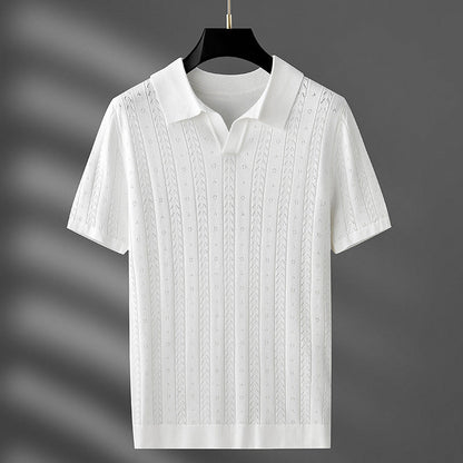 Polo Hombre Clásico de Punto Suave