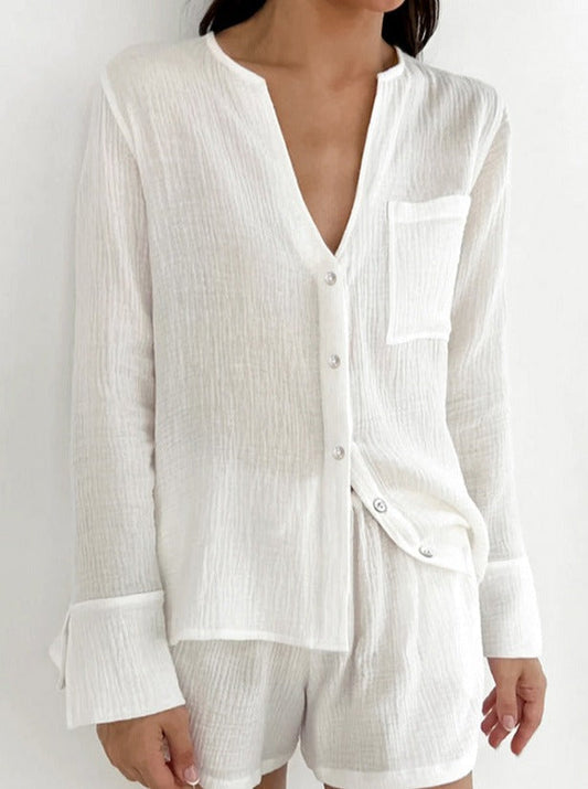 Conjunto Mujer Cómodo Cuello V - Vestiria