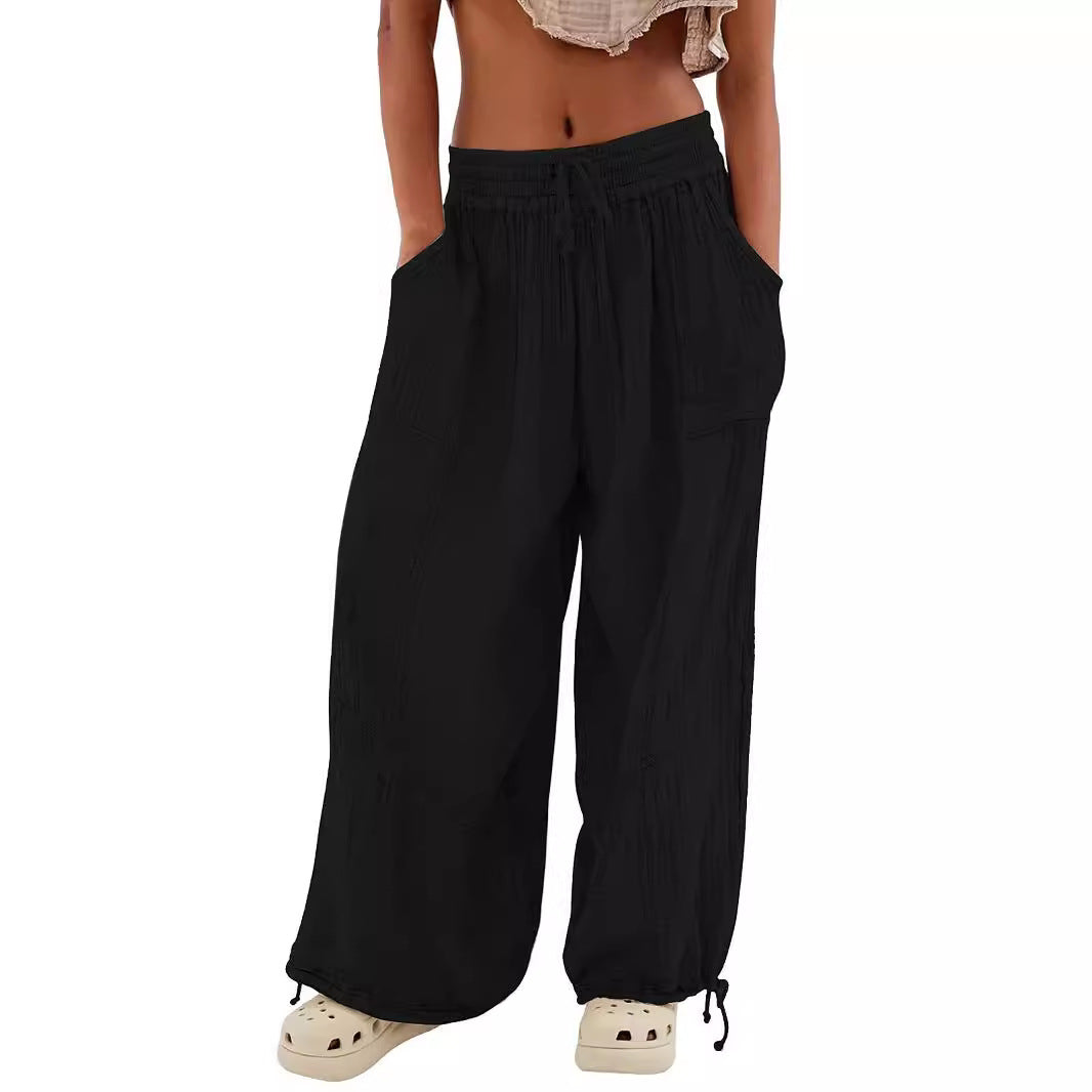 Pantalones de mujer cómodos de punto suave FENNA