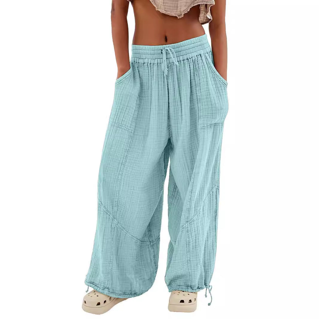 Pantalones de mujer cómodos de punto suave FENNA