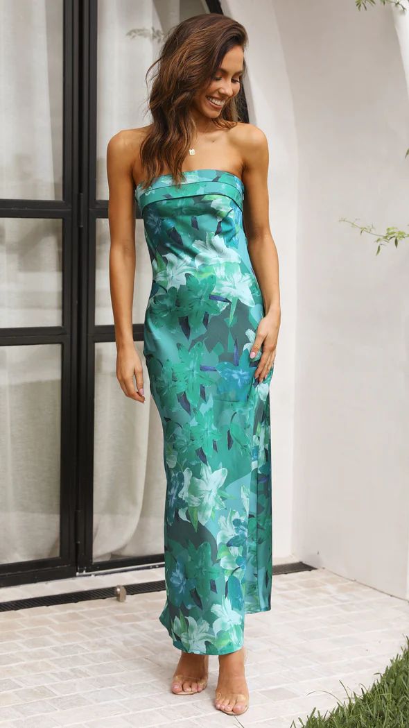 Vestido de Noche Satín Elegante con Escote Clásico