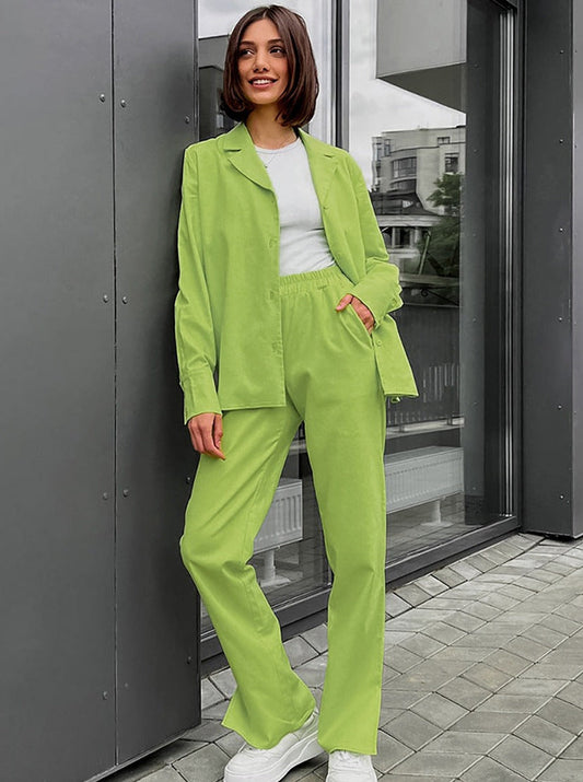 Traje Deportivo Mujer Pantalón Liso - Vestiria