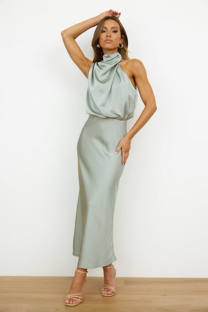 Vestido Mujer Midi Elegante Asimétrico - Vestiria