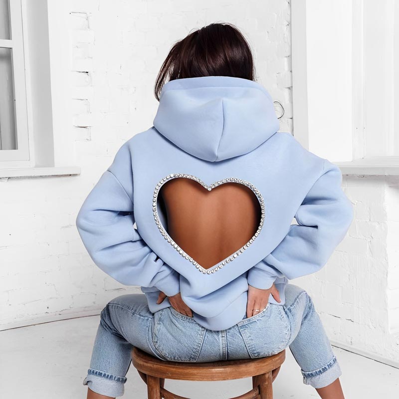 Sudadera con Capucha Mujer Cálido y Confortable