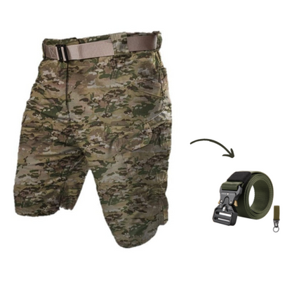 Pantalones Cortos Cargo Multibolsillo