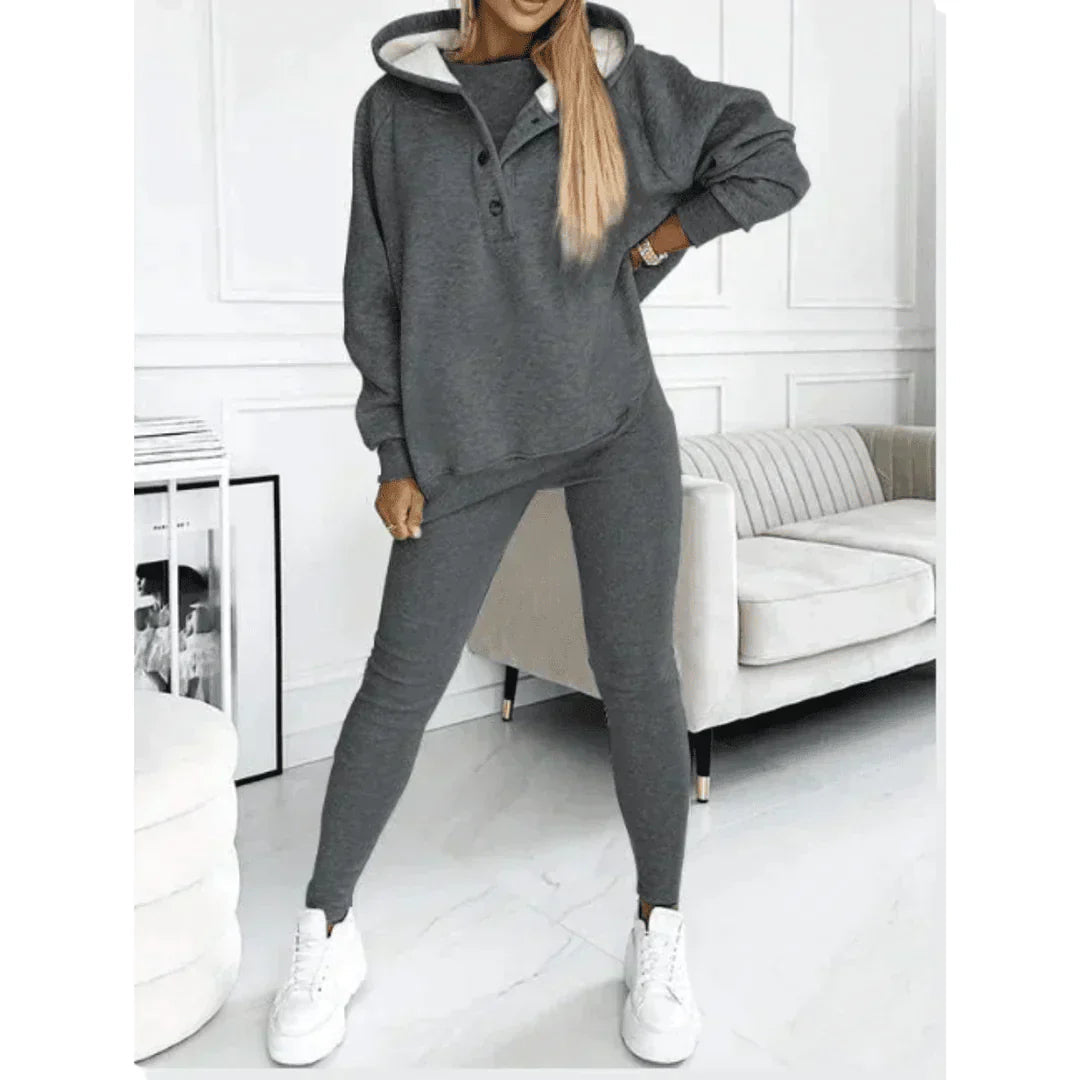 Traje Mujer Invierno Cálido y Cómodo