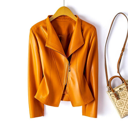 Chaquetón Mujer Piel Sintética Elegante