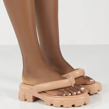 Sandalias de playa de suela alta